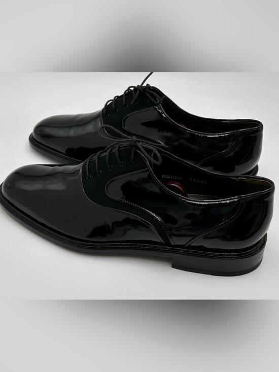 MEZLAN BLACK PATENT LEATHER SHOES MENS SZ 10.5 OPERA TUXEDO FORMAL DRESS OXFORDS main image 7